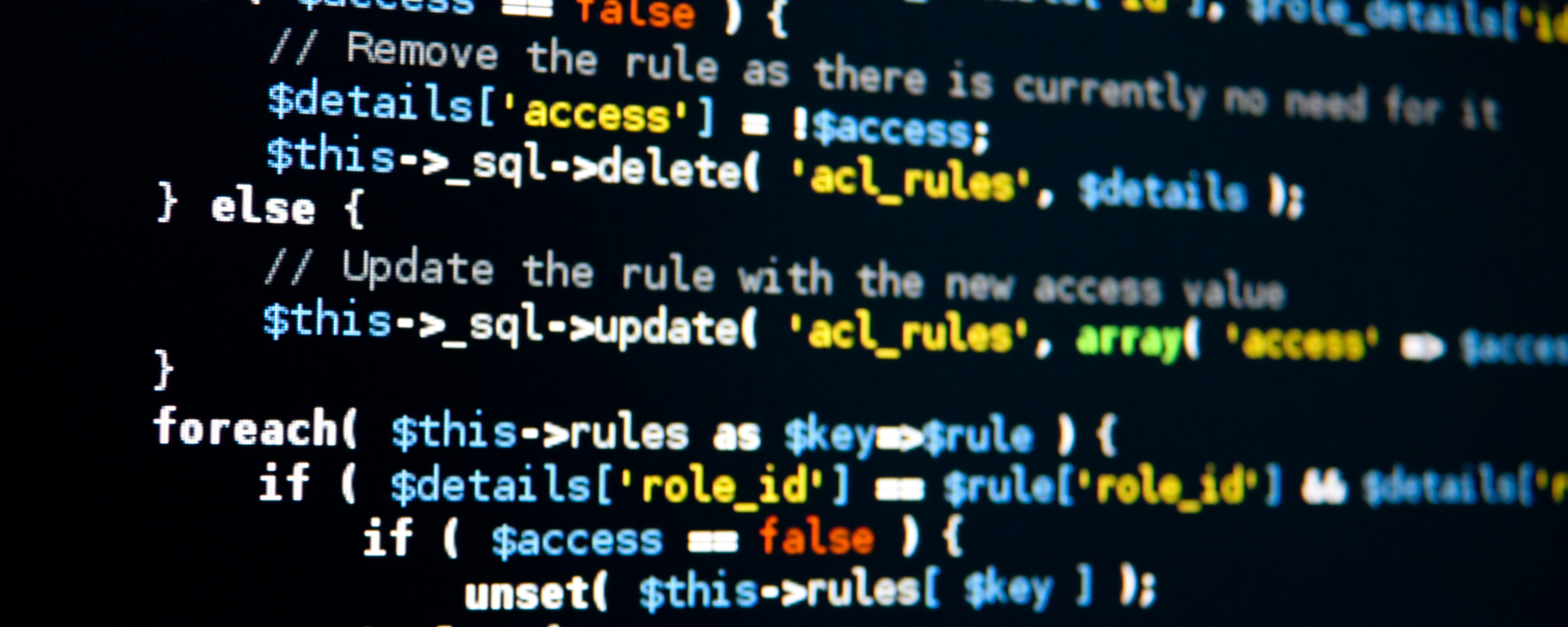 Custom code.
